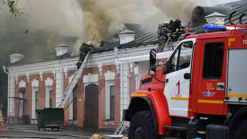 В Омске загорелся ресторан Хочу Пури