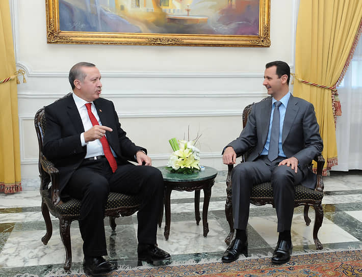 Тайип Эрдоган и Башар Асад, 2011 год