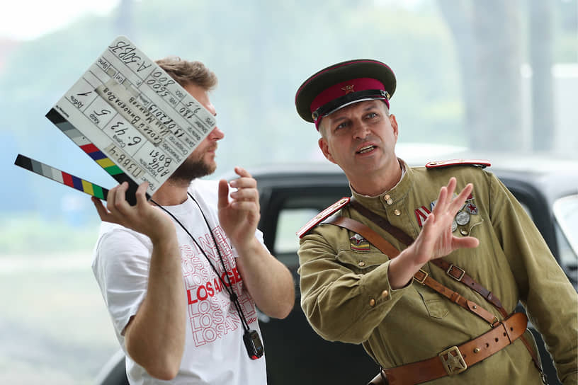 Евгений Воловенко в 2019 году на съемках сериала «По законам военного времени»