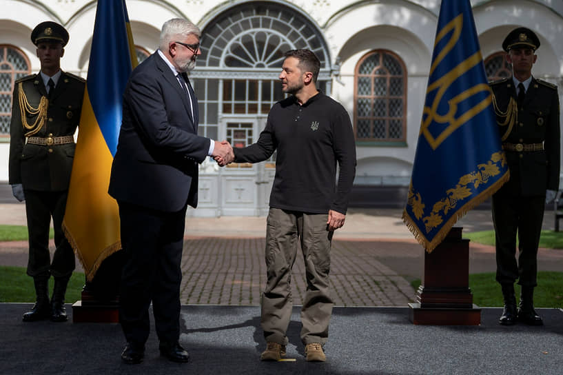 Павел Виздал и Владимир Зеленский