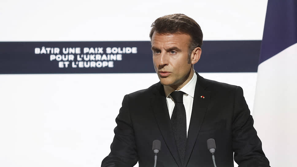 Президент Франции Эмманюэль Макрон
