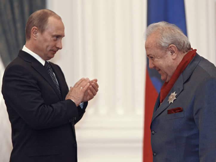 Владимир Путин и Зураб Церетели в 2006 году