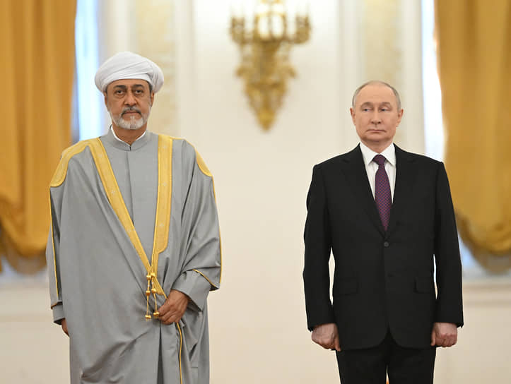Хейсам бен Тарик Аль Саид и Владимир Путин