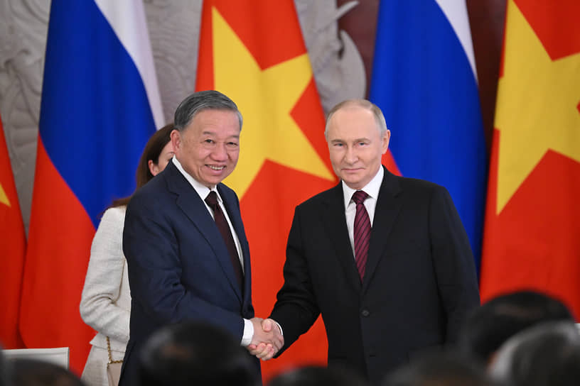 То Лам и Владимир Путин