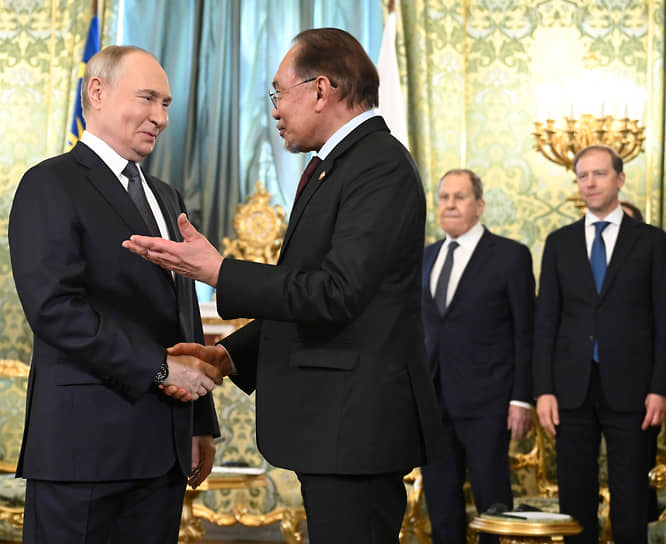 Владимир Путин и Анвар Ибрагим