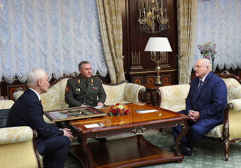 Александр Лукашенко на встрече с Андреем Белоусовым