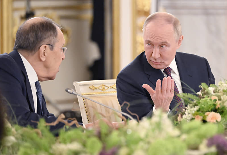 Сергей Лавров и Владимир Путин