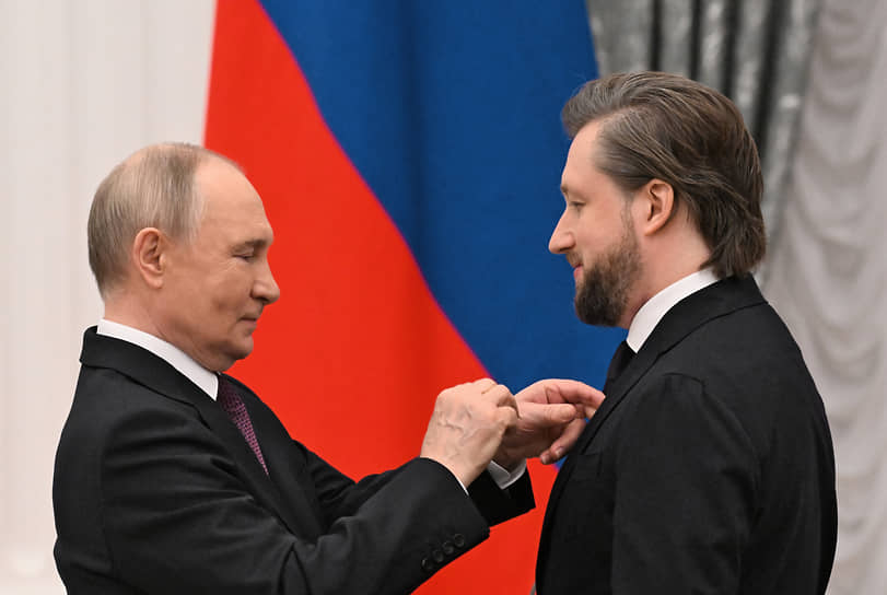 Владимир Путин и скрипач  Павел Милюков