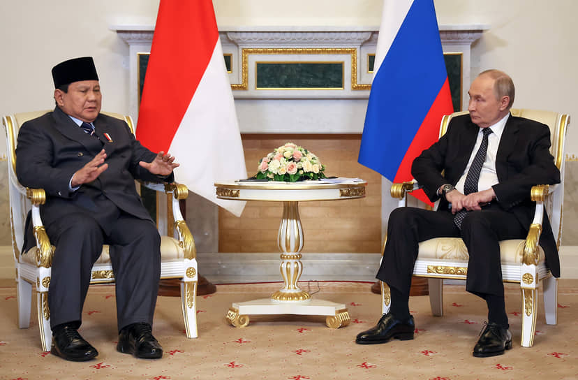 Прабово Субианто и Владимир Путин