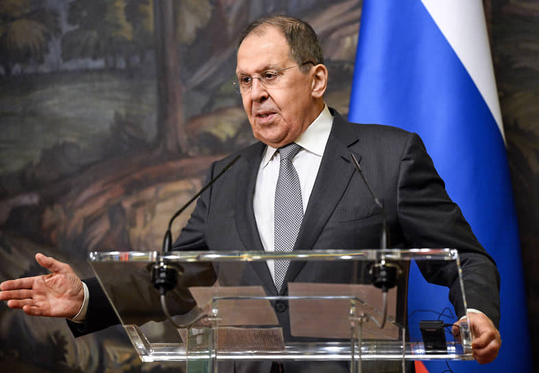 Министр иностранных дел России Сергей Лавров