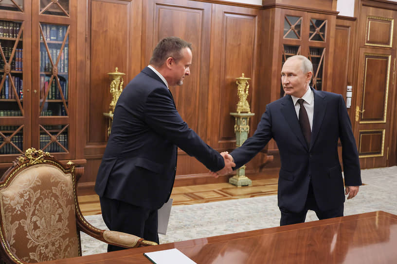 Андрей Никитин и Владимир Путин