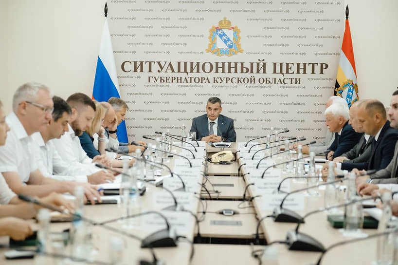 Александр Хинштейн на открытом заседании правительства Курской области