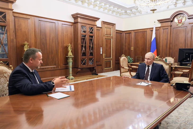 Андрей Никитин и Владимир Путин