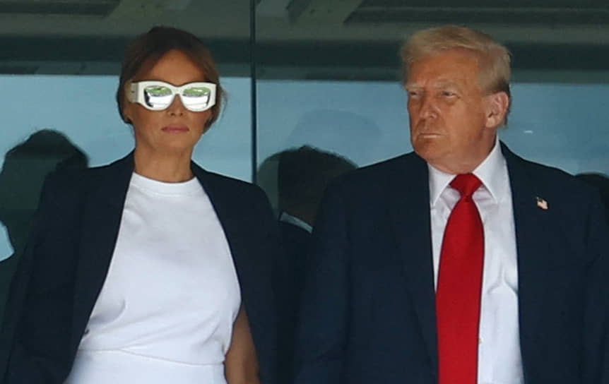 Мелания и Дональд Трамп