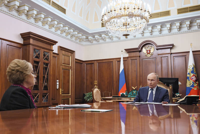 Валентина Матвиенко и Владимир Путин