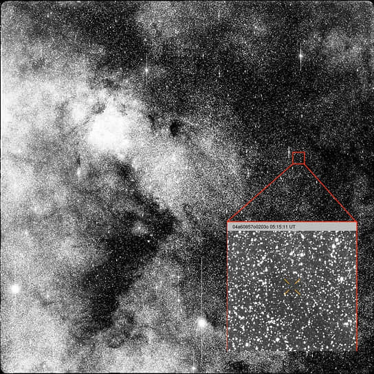 Снимок кометы 3I/ATLAS