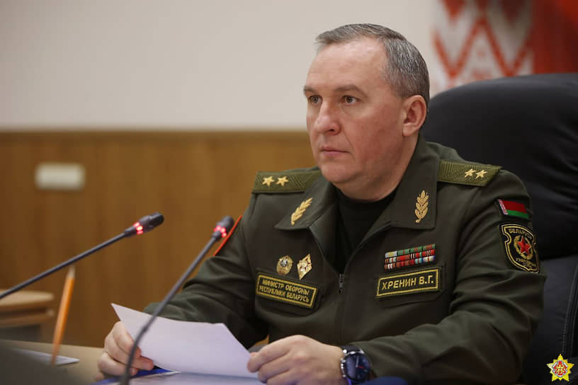 Министр обороны Белоруссии Виктор Хренин