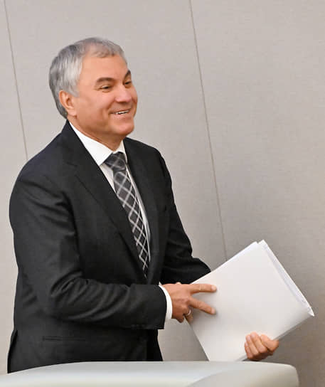 Председатель Госдумы Вячеслав Володин