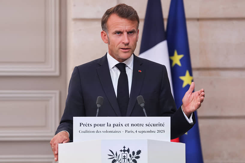 Президент Франции Эмманюэль Макрон