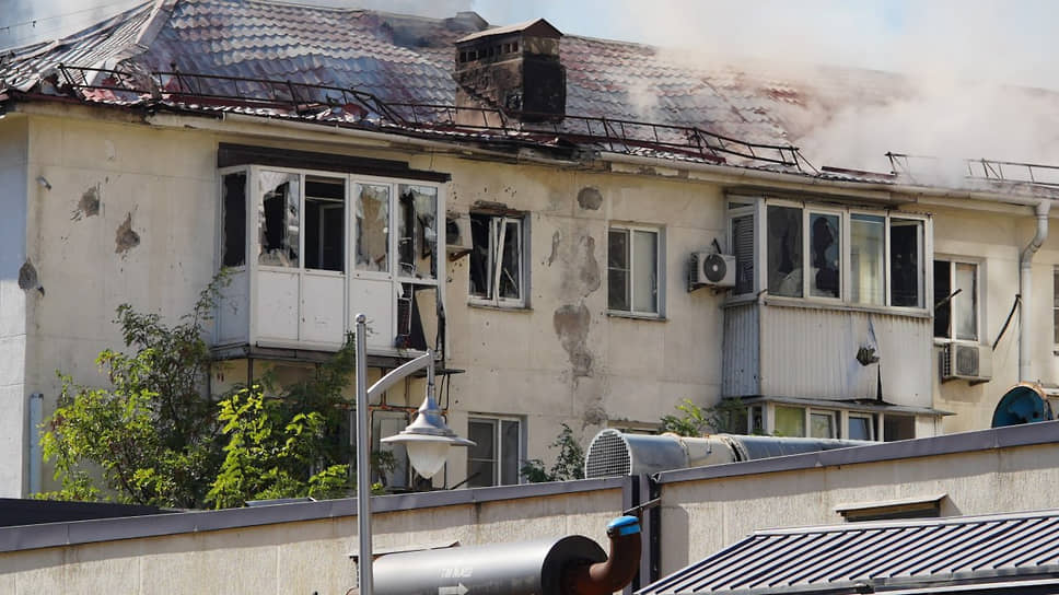 Последствия атаки БПЛА на Новороссийск