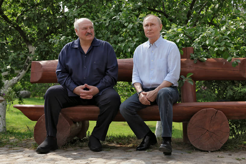Александр Лукашенко и Владимир Путин