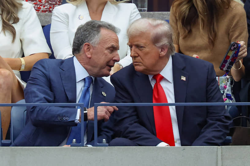 Спецпосланник президента США Стив Уиткофф и президент США Дональд Трамп