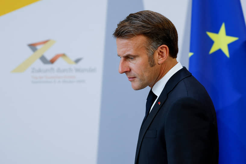 Президент Франции Эмманюэль Макрон