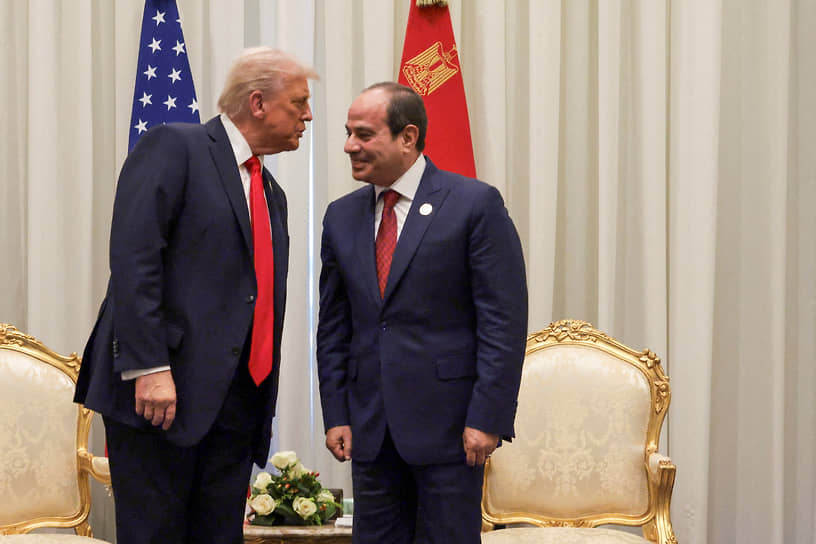 Президент США Дональд Трамп и президент Египта Абдель Фаттах ас-Сиси