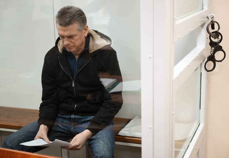 Бывший начальник главного управления кадров Министерства обороны России Юрий Кузнецов в 235-м гарнизонном военном суде (октябрь 2024 года)