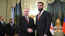 Путин встретился с президентом Сирии аш-Шараа в Кремле