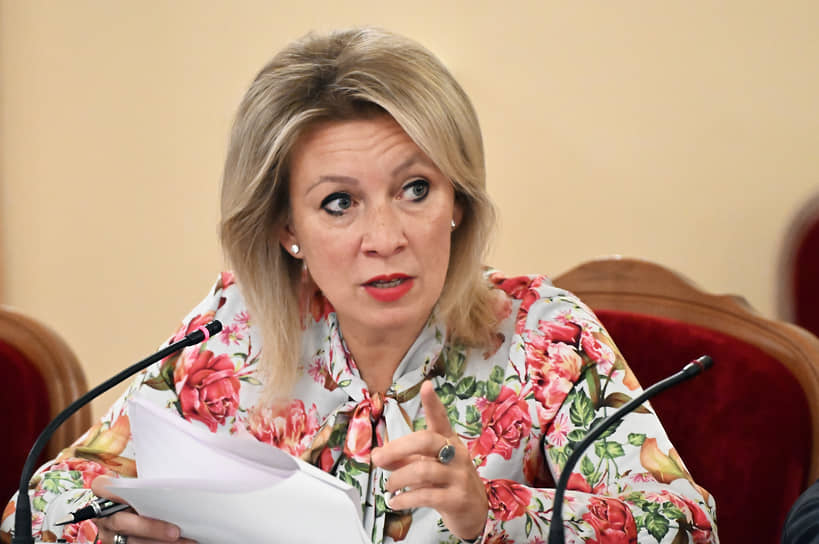 Официальный представитель МИД РФ Мария Захарова.