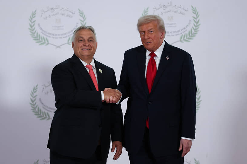 Виктор Орбан (слева) и Дональд Трамп
