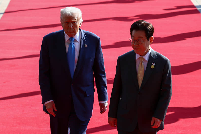 Дональд Трамп и Ли Чжэ Мён