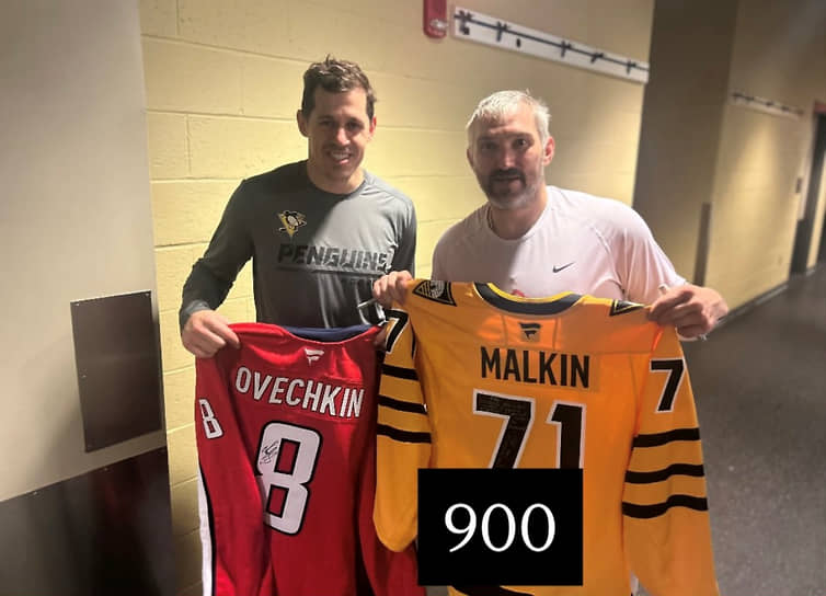 Евгений Малкин и Александр Овечкин