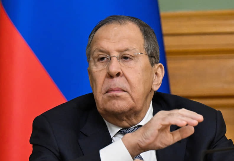 Министр иностранных дел России Сергей Лавров