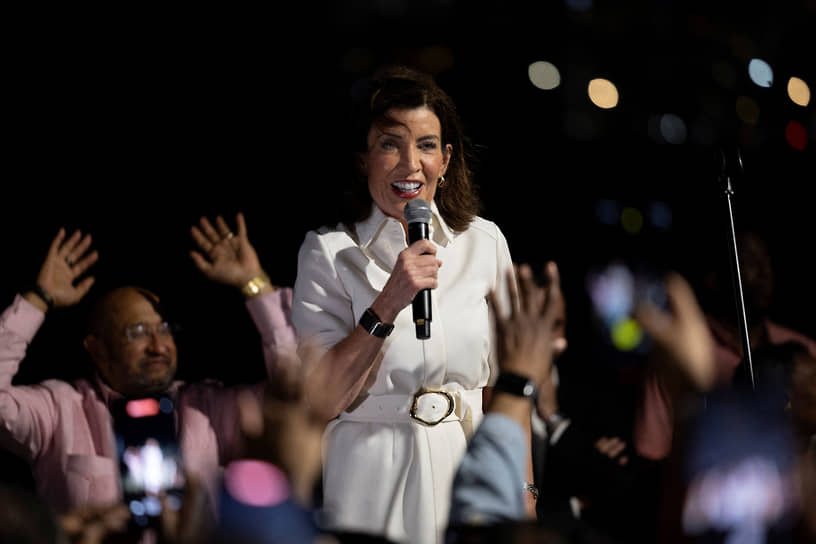 Губернатор Нью-Йорка Кэти Хокул