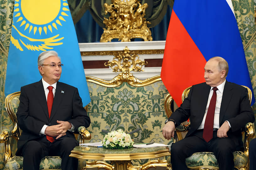 Касым-Жомарт Токаев и Владимир Путин