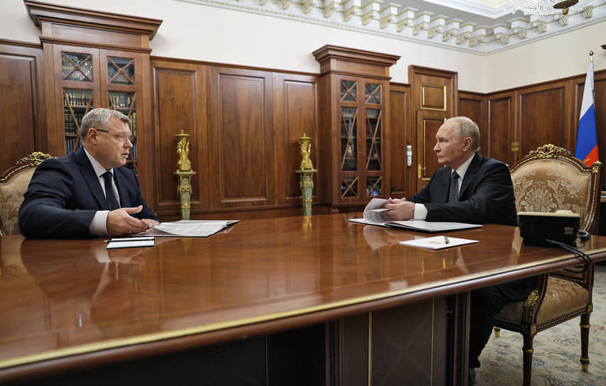 Игорь Бабушкин на встрече с Владимиром Путиным