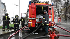 Строящийся элитный ЖК загорелся рядом с храмом Христа Спасителя