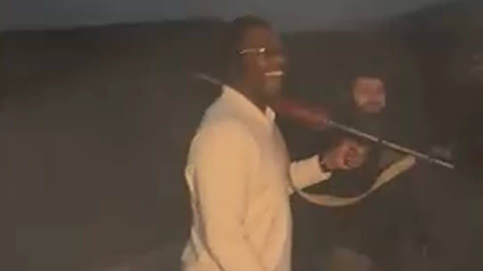 Экс-чемпион UFC Джон Джонс пострелял из РПГ на дне рождения Адама Кадырова