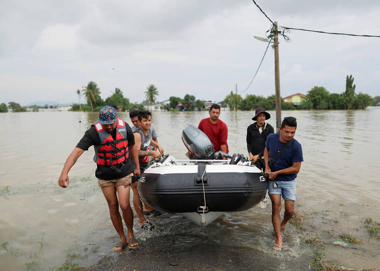 Последствия наводнений в Малайзии