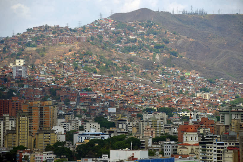 Панорама столицы Венесуэлы Каракаса
