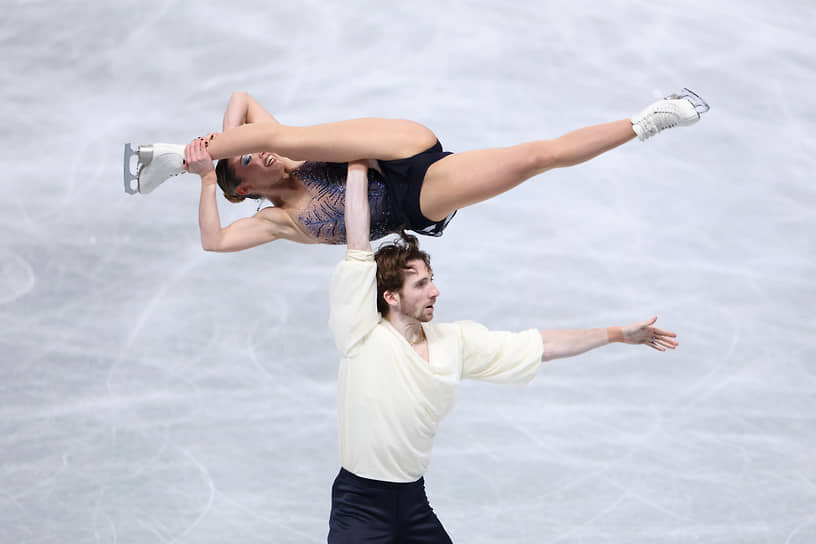 Фигуристы Сара Конти и Никколо Мачии
