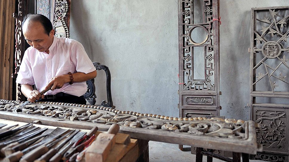 Китайские мастера хранят секреты древнего искусства 

