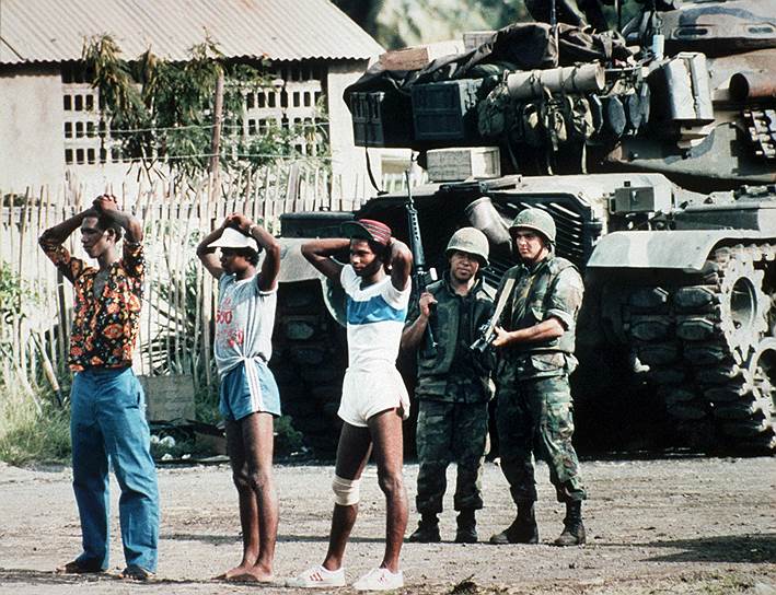 Американские солдаты на Гренаде, 1983 год. Битва за райский остров едва не стоила миру второго карибского кризиса