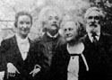 Коненковы и Эйнштейны: Маргарита, Альберт, Эльза, Сергей.
