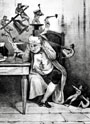 «Головная боль». Литография неизвестного художника