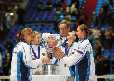 Женская сборная России выиграла первый в своей истории теннисный Кубок Федерации
