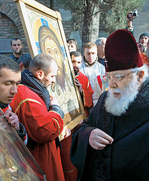 Католикос-патриарх Илия II - единственная константа на грузинском политическом олимпе