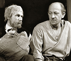Игорь Кваша и Евгений Евстигнеев в спектакле «На дне», 1968 г.